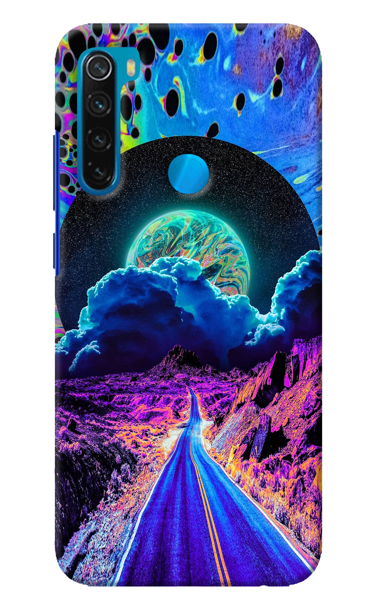 Psychedelic Painting Redmi Note 8 Back Cover