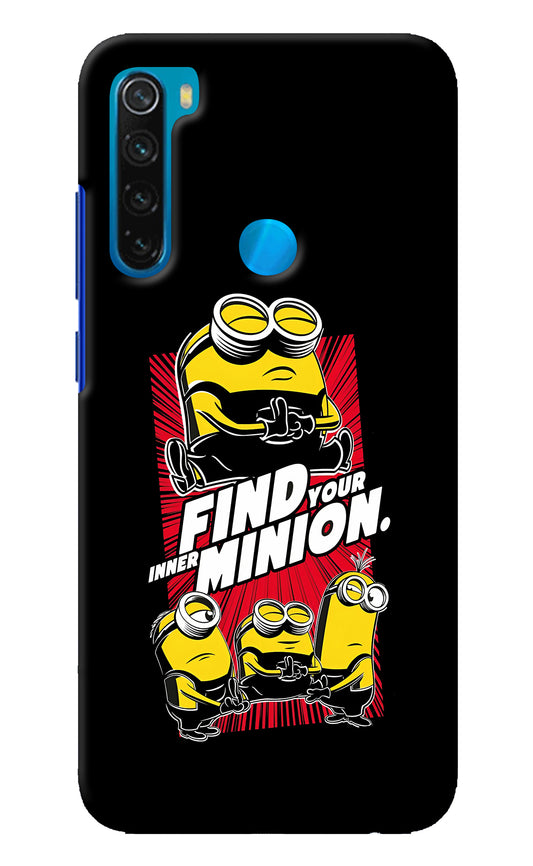 Find your inner Minion Redmi Note 8 Back Cover