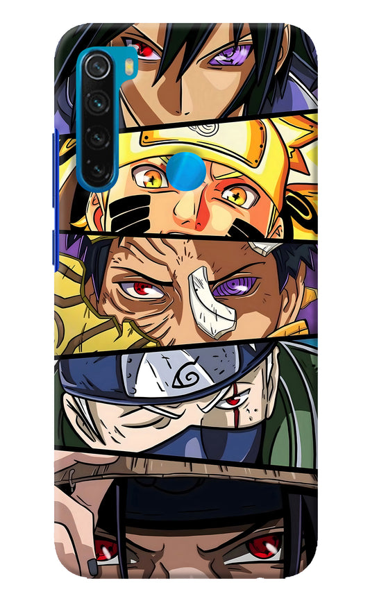 Naruto Character Redmi Note 8 Back Cover