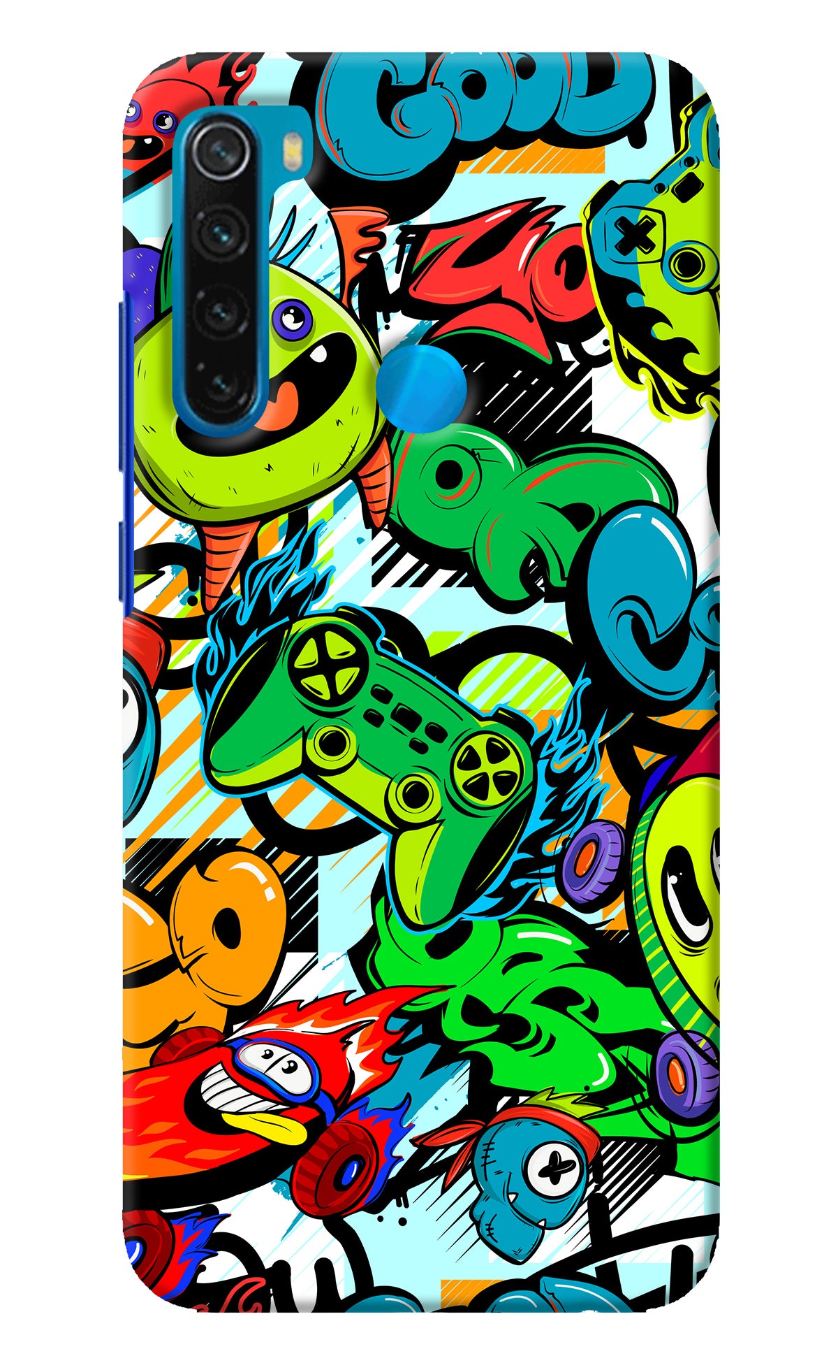 Game Doodle Redmi Note 8 Back Cover