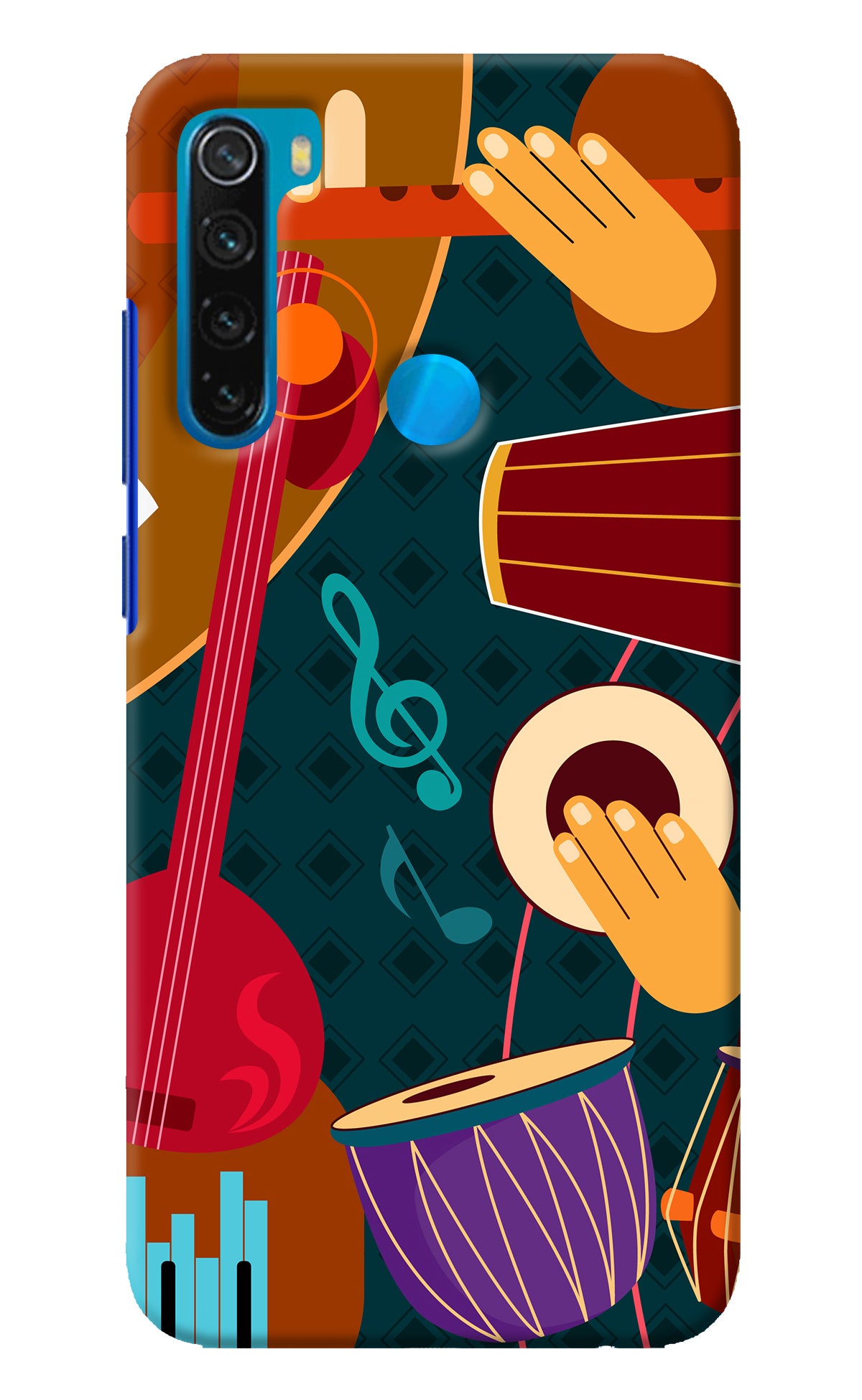 Music Instrument Redmi Note 8 Back Cover