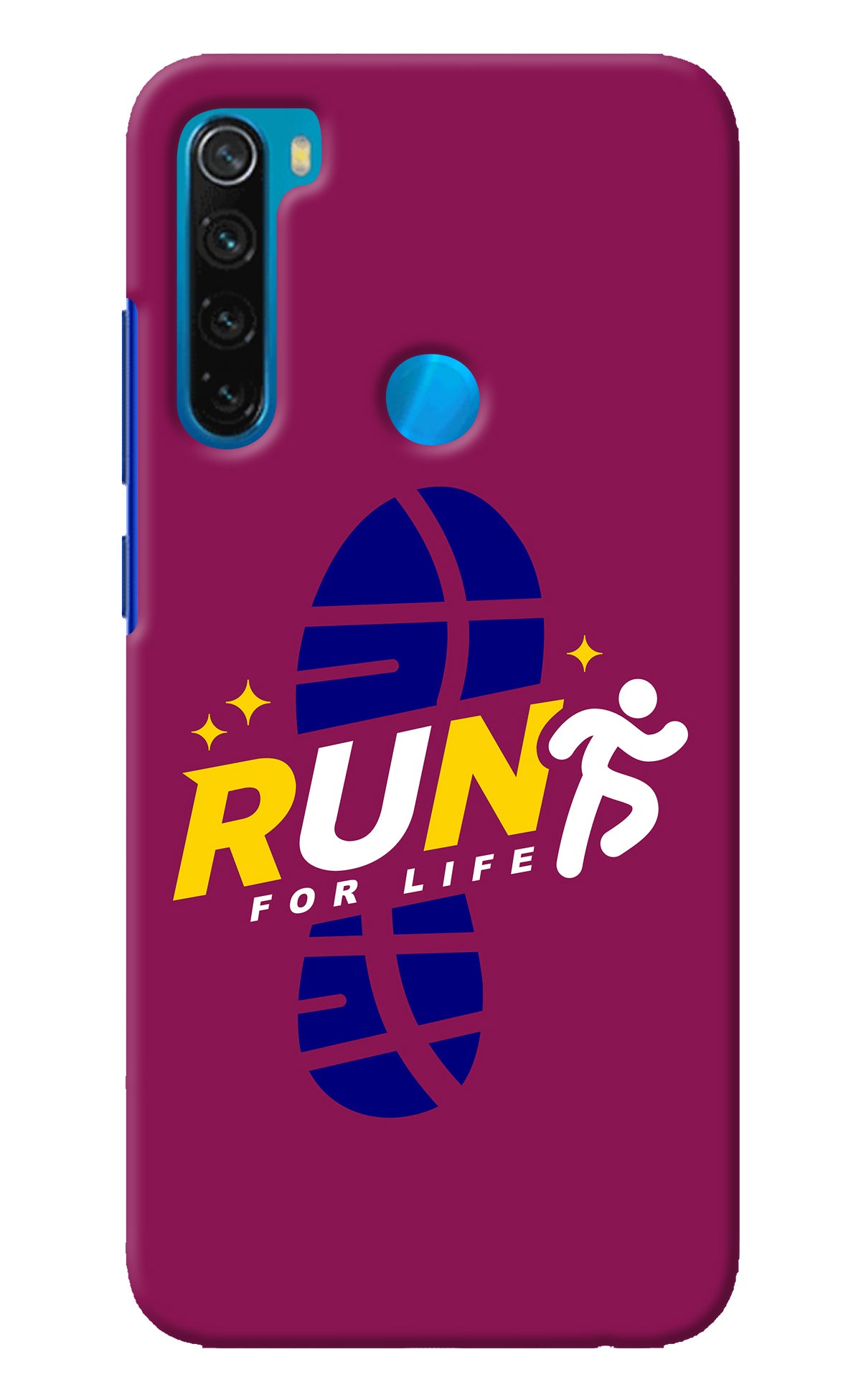 Run for Life Redmi Note 8 Back Cover