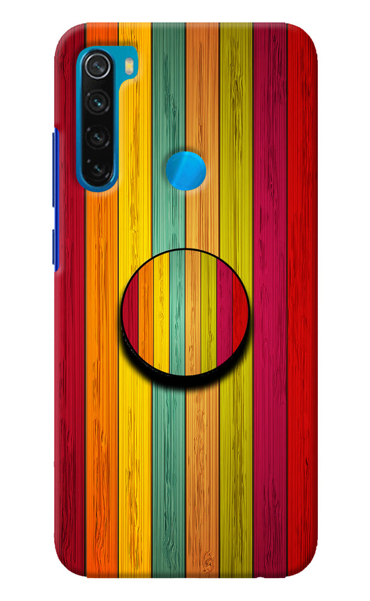 Multicolor Wooden Redmi Note 8 Pop Case