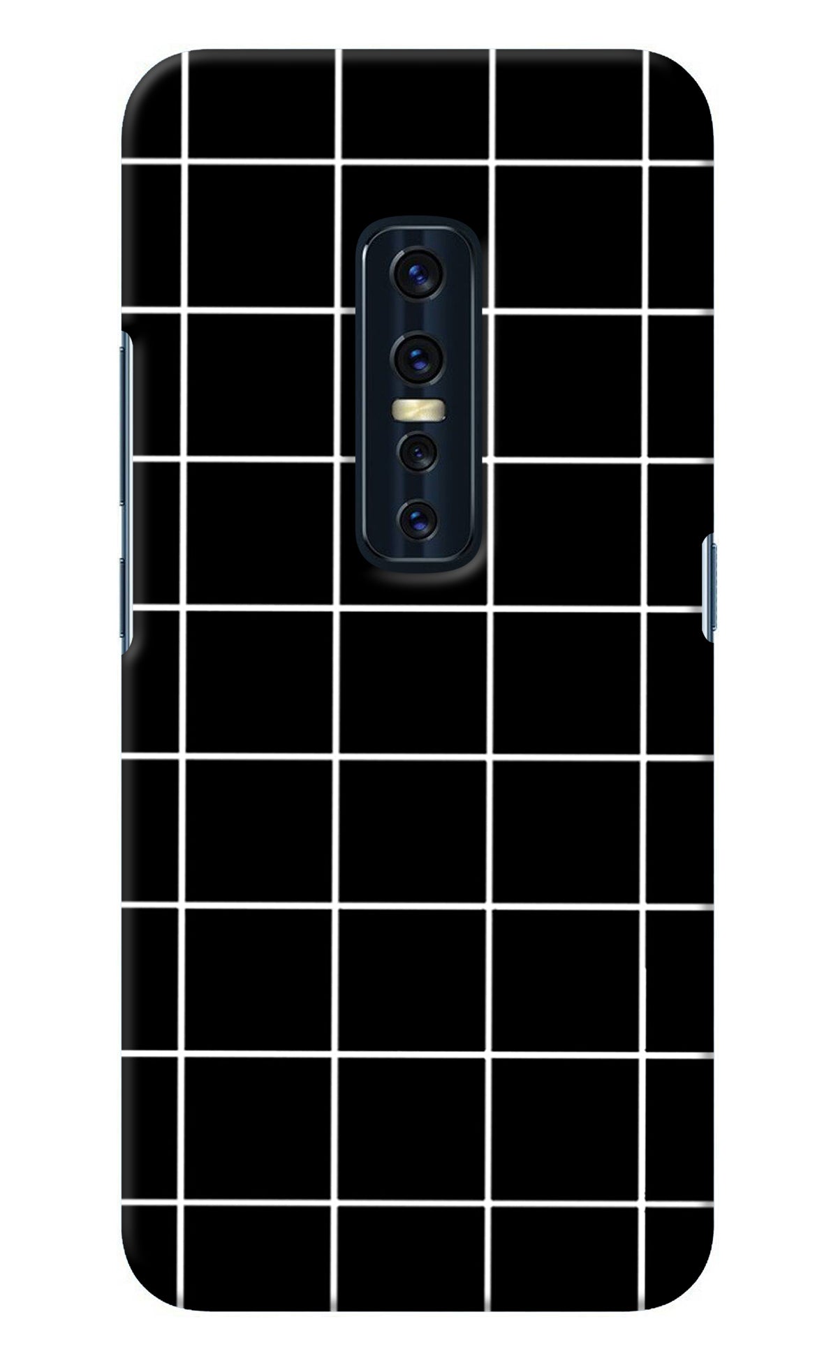 White Grid Vivo V17 Pro Back Cover