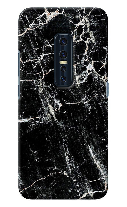 Black Marble Texture Vivo V17 Pro Back Cover