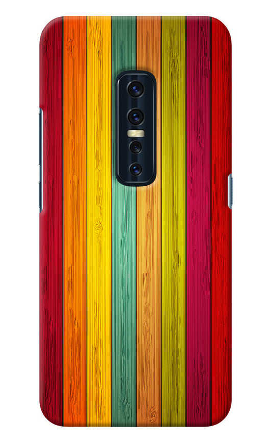 Multicolor Wooden Vivo V17 Pro Back Cover