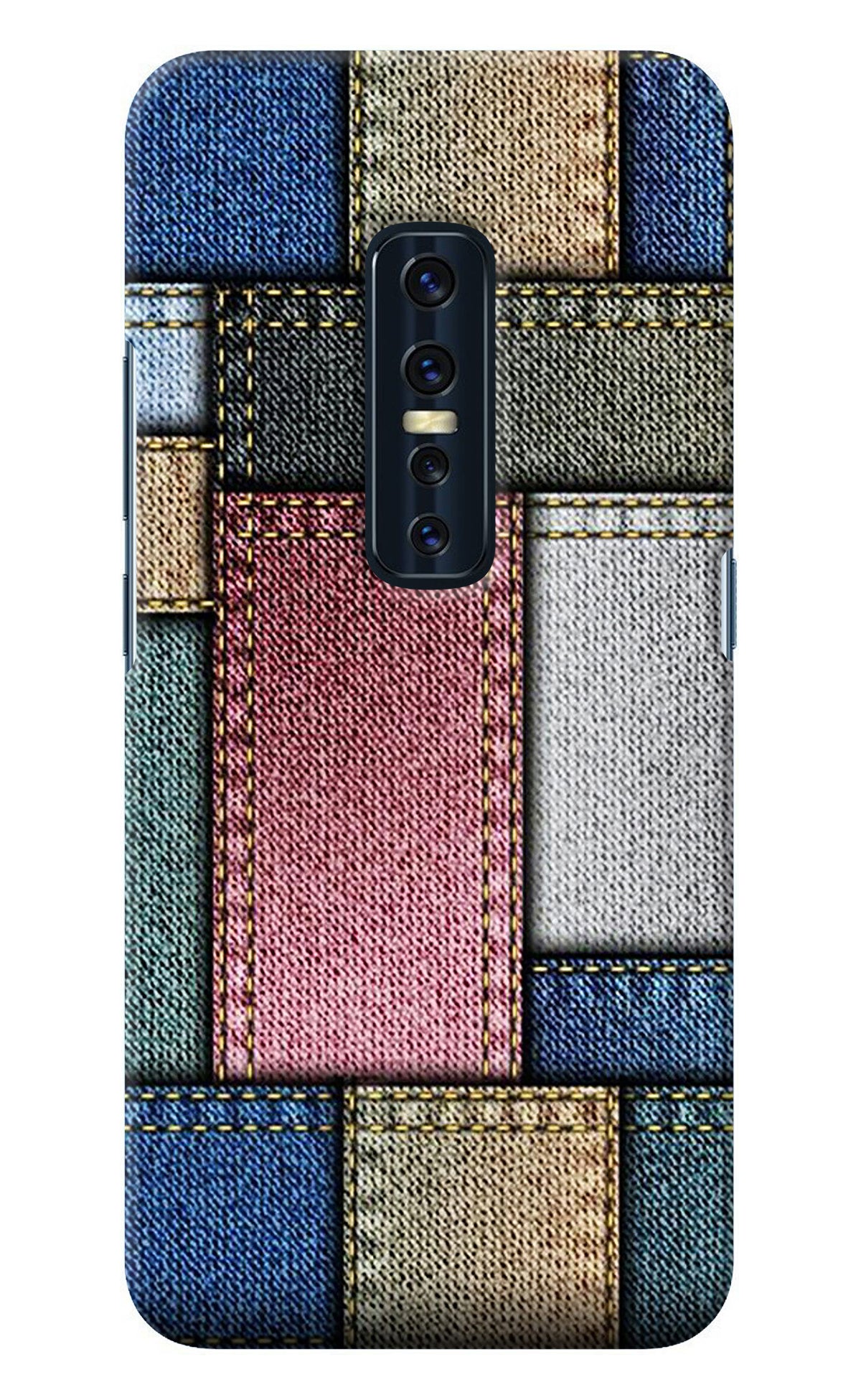 Multicolor Jeans Vivo V17 Pro Back Cover