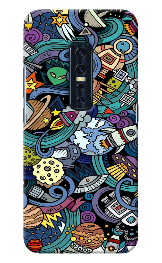 Space Abstract Vivo V17 Pro Back Cover