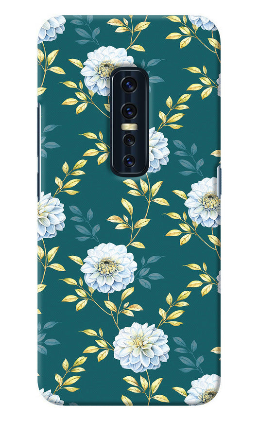 Flowers Vivo V17 Pro Back Cover