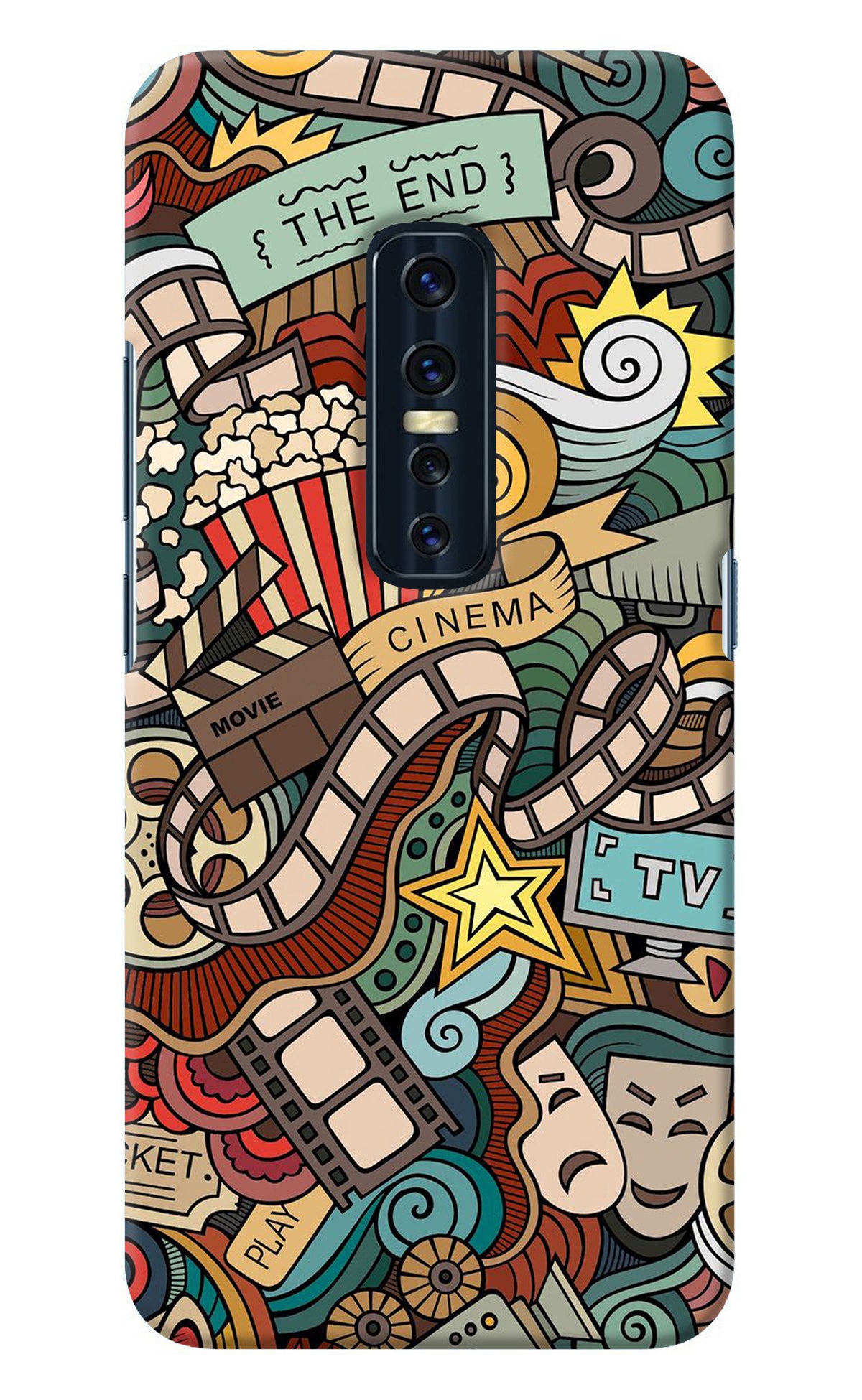 Cinema Abstract Vivo V17 Pro Back Cover