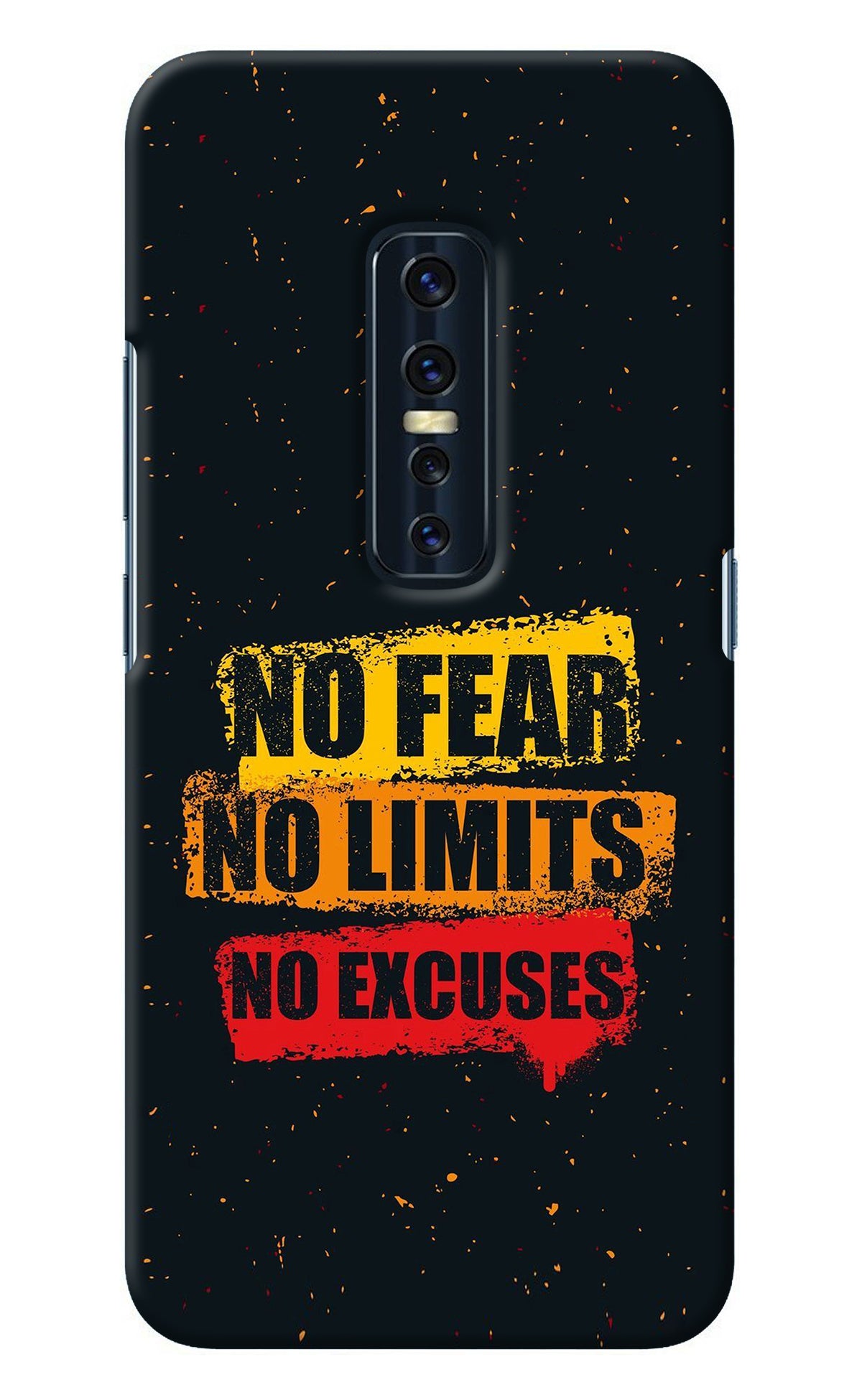 No Fear No Limits No Excuse Vivo V17 Pro Back Cover