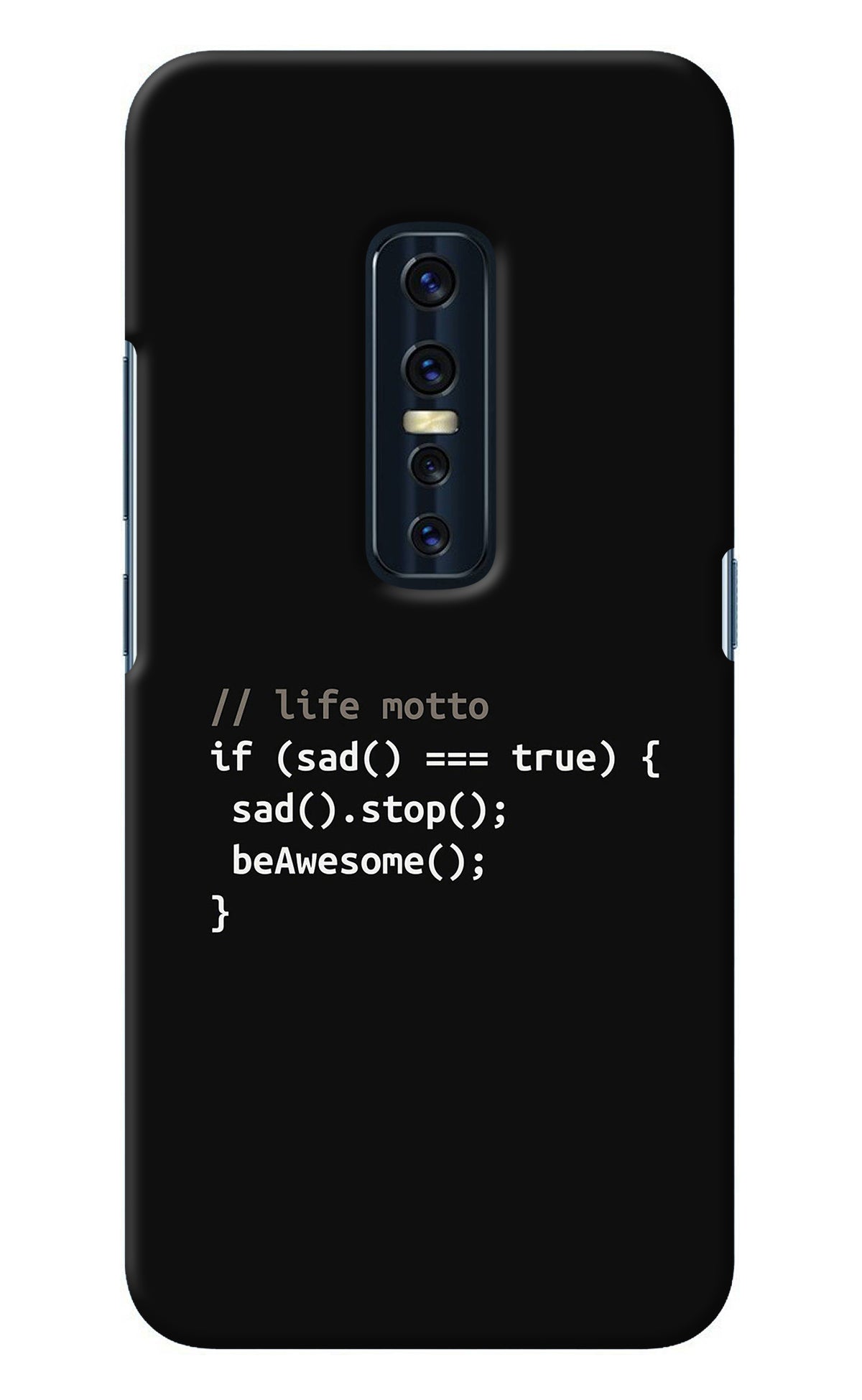 Life Motto Code Vivo V17 Pro Back Cover