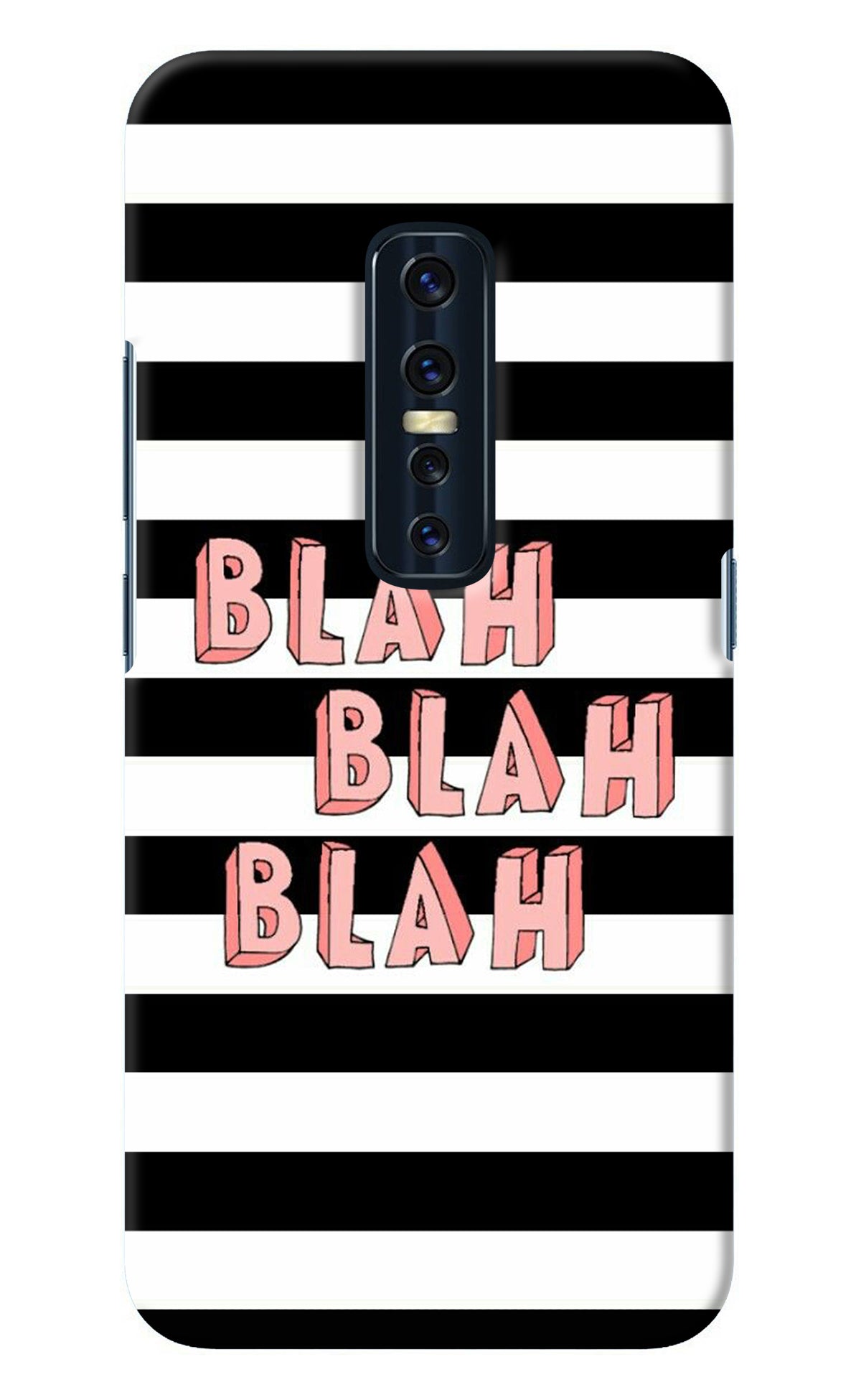 Blah Blah Blah Vivo V17 Pro Back Cover