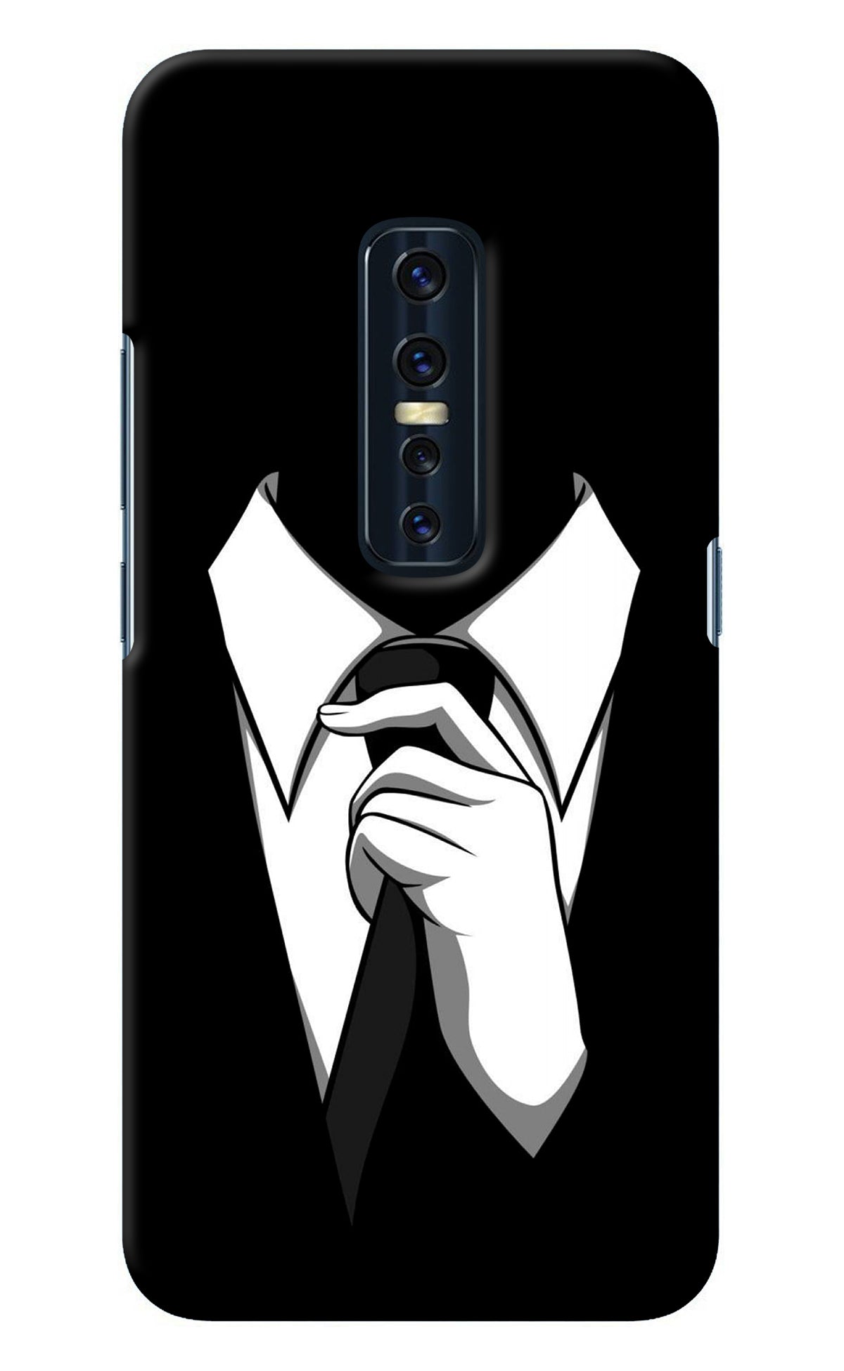 Black Tie Vivo V17 Pro Back Cover