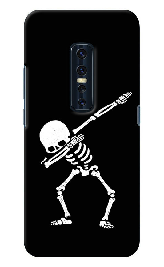 Dabbing Skeleton Art Vivo V17 Pro Back Cover