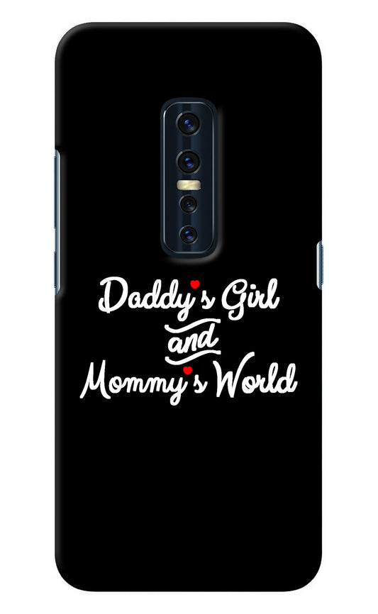 Daddy's Girl and Mommy's World Vivo V17 Pro Back Cover