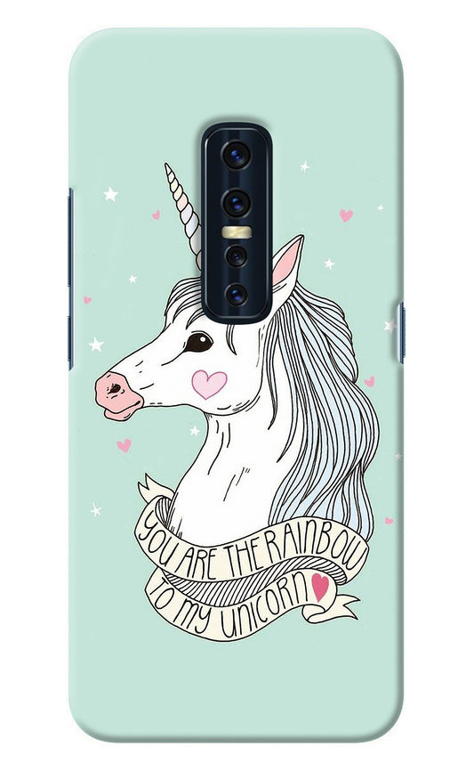 Unicorn Wallpaper Vivo V17 Pro Back Cover