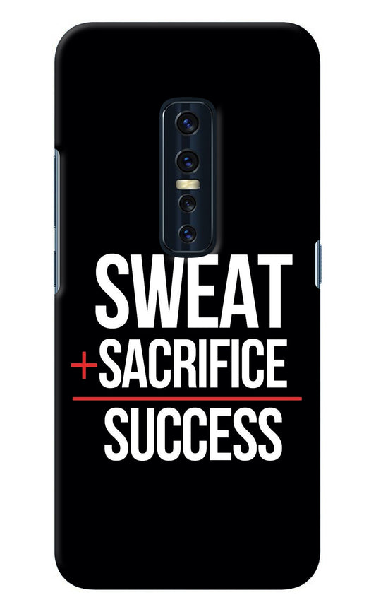 Sweat Sacrifice Success Vivo V17 Pro Back Cover