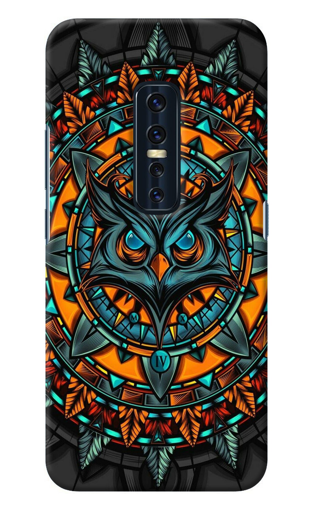 Angry Owl Art Vivo V17 Pro Back Cover