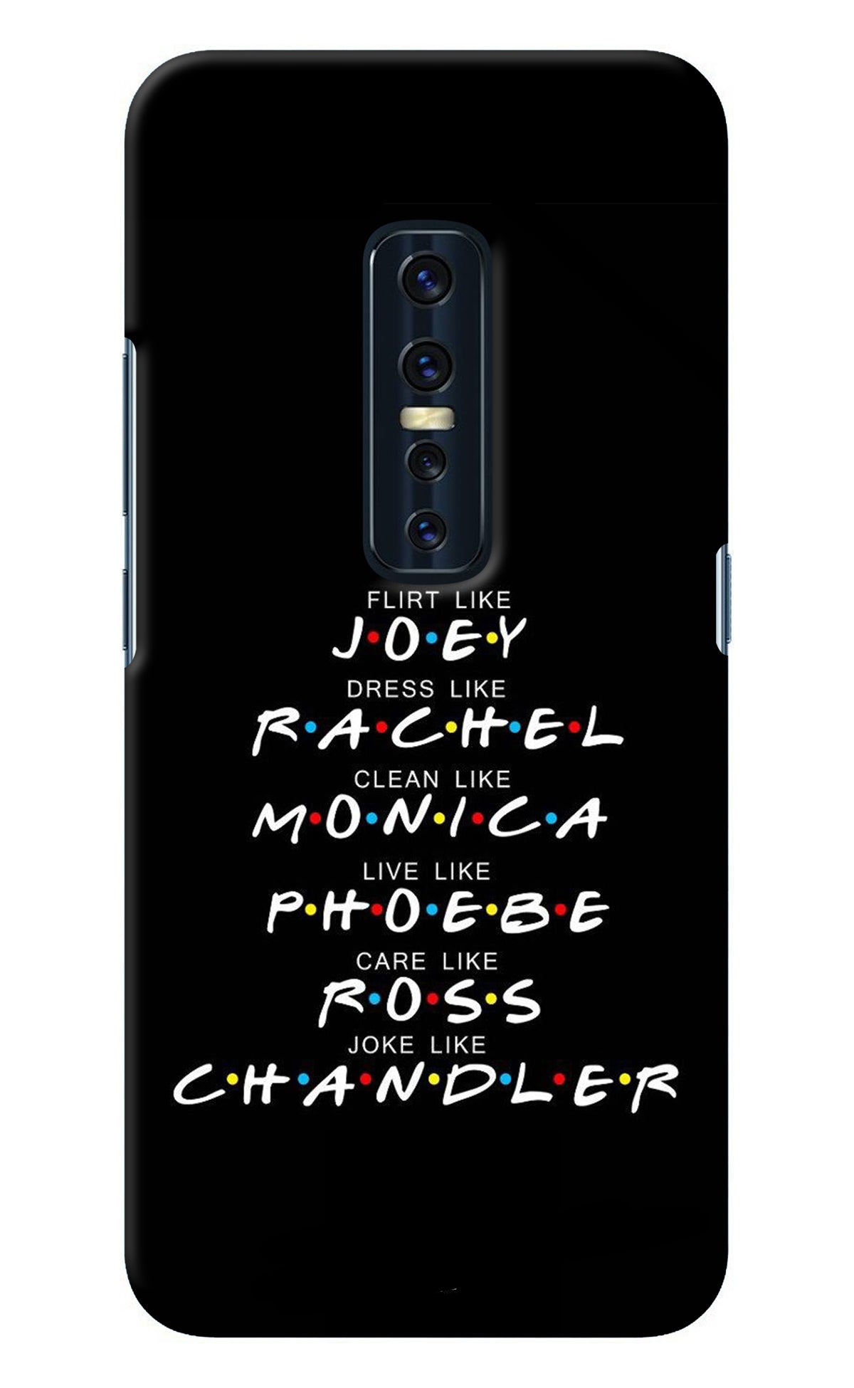 FRIENDS Character Vivo V17 Pro Back Cover