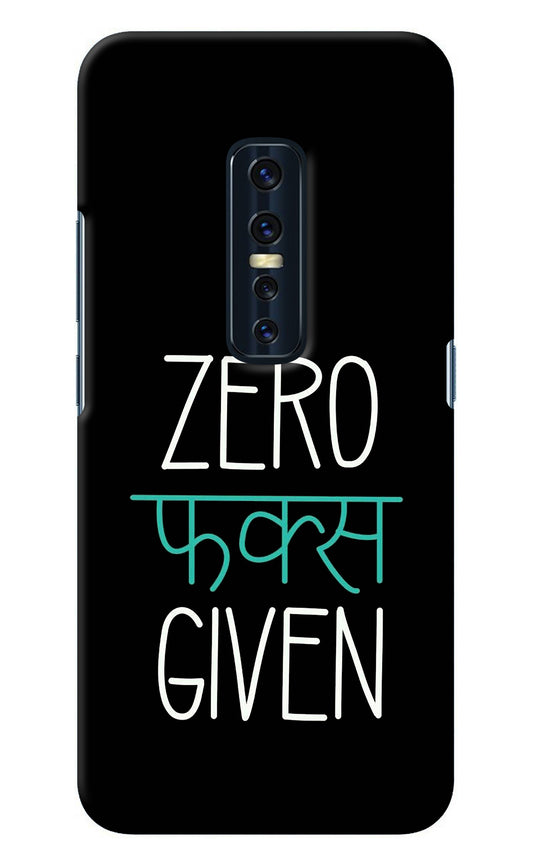 Zero Fucks Given Vivo V17 Pro Back Cover