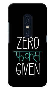 Zero Fucks Given Vivo V17 Pro Back Cover