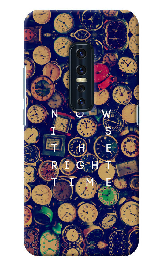 Now is the Right Time Quote Vivo V17 Pro Back Cover