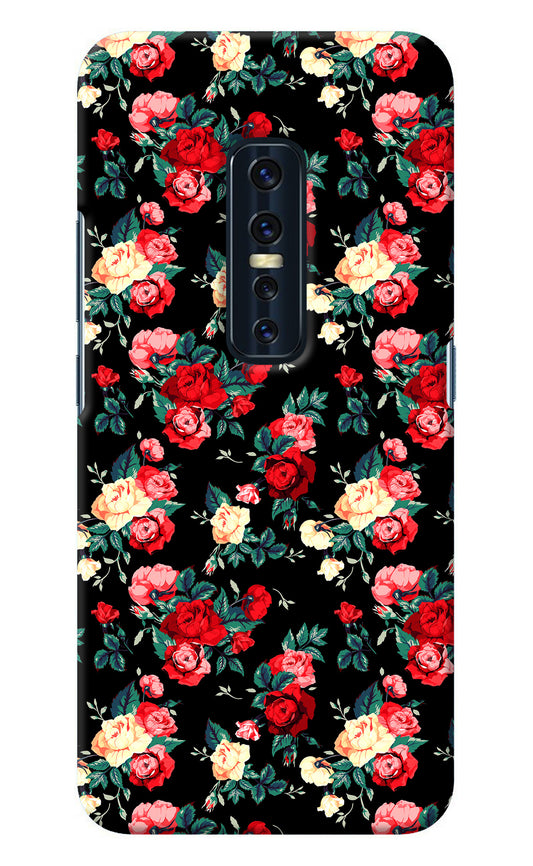 Rose Pattern Vivo V17 Pro Back Cover