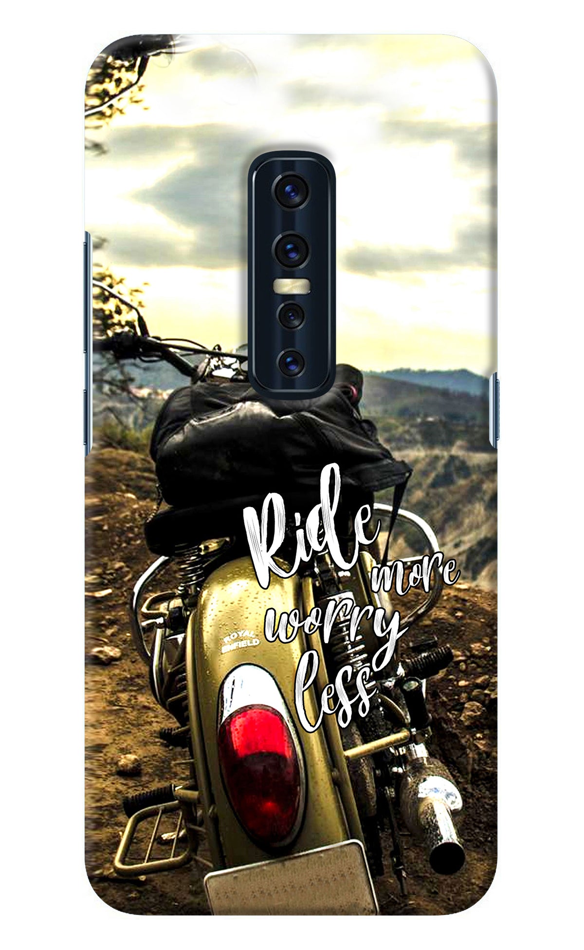 Ride More Worry Less Vivo V17 Pro Back Cover