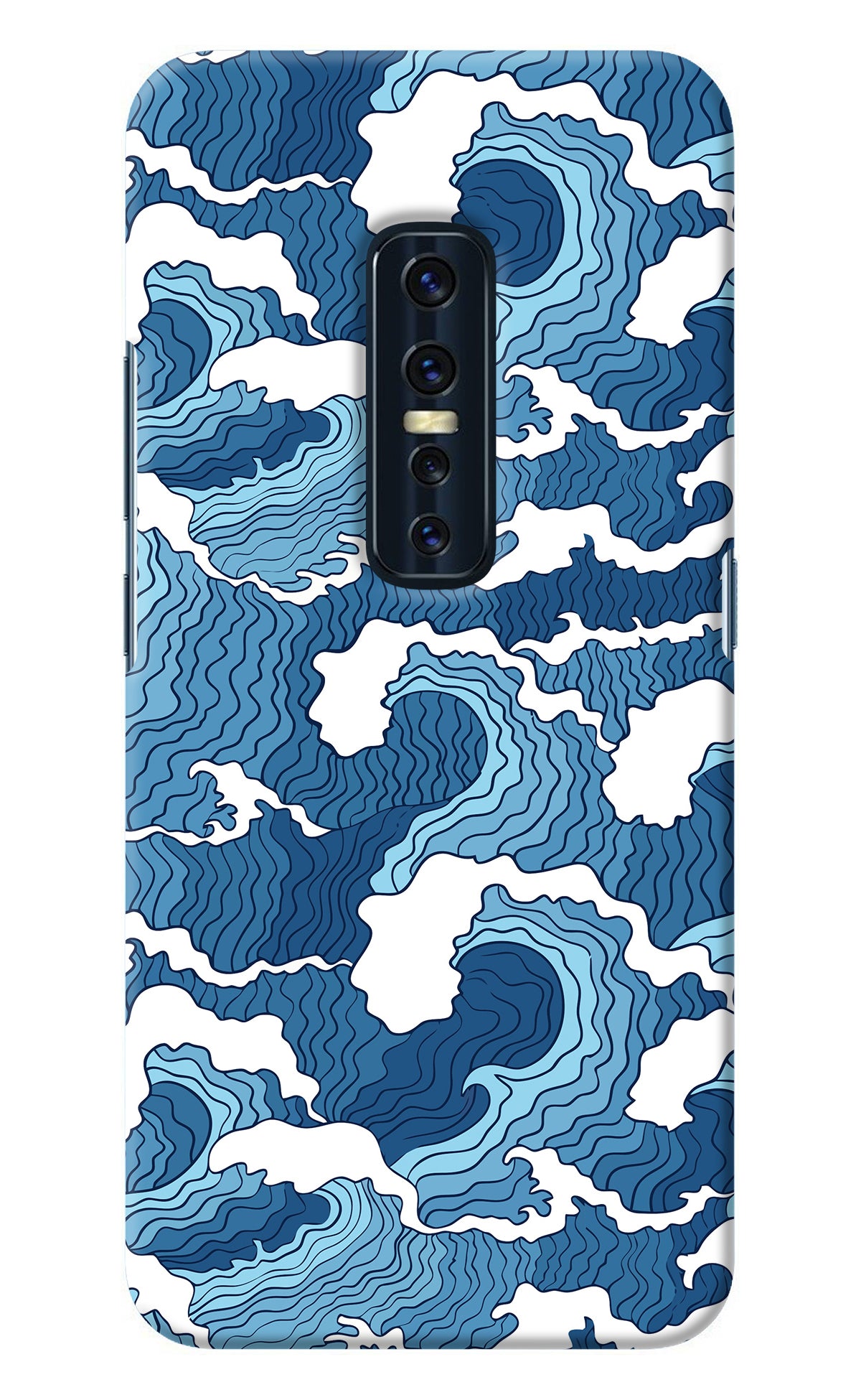 Blue Waves Vivo V17 Pro Back Cover