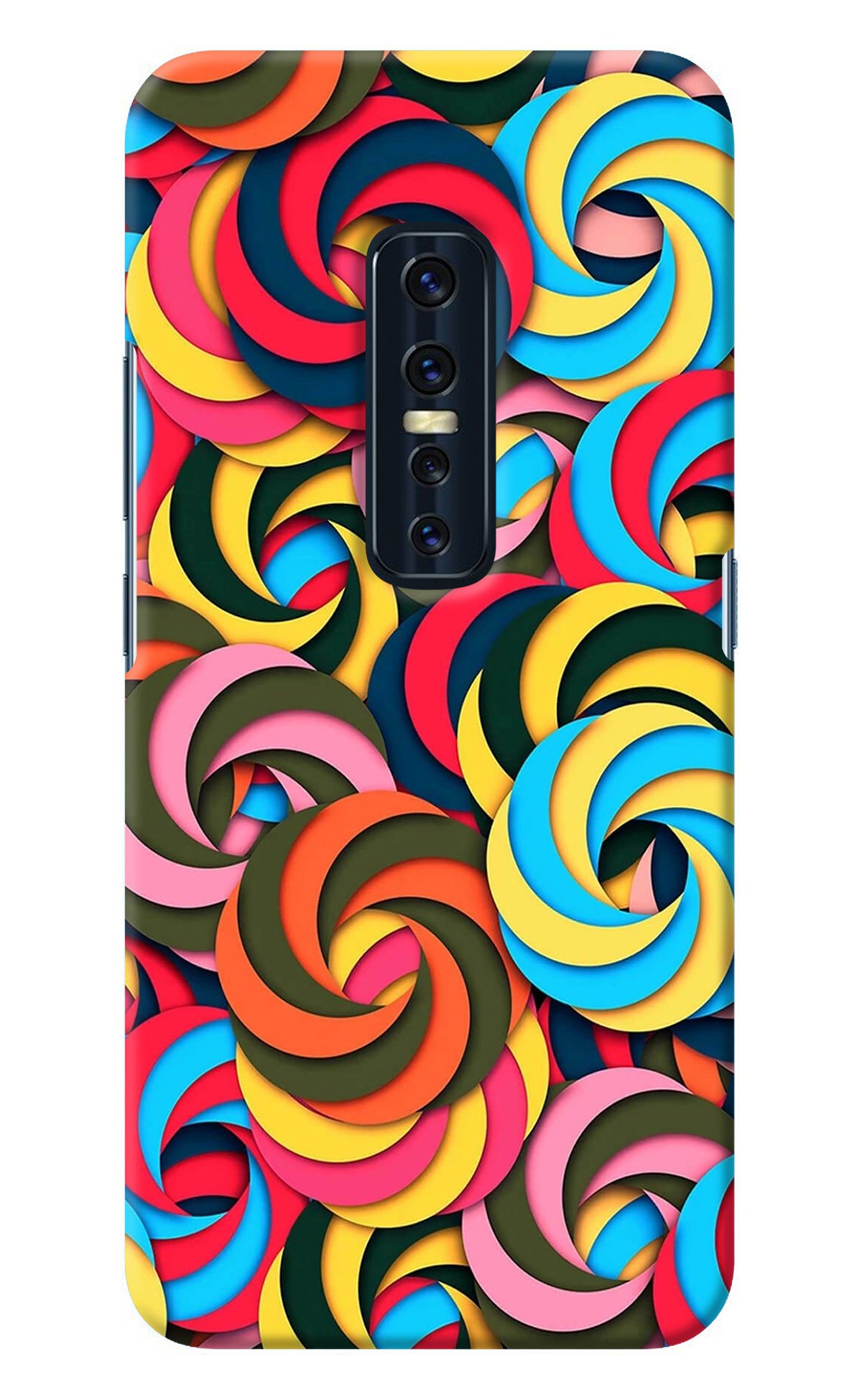 Spiral Pattern Vivo V17 Pro Back Cover