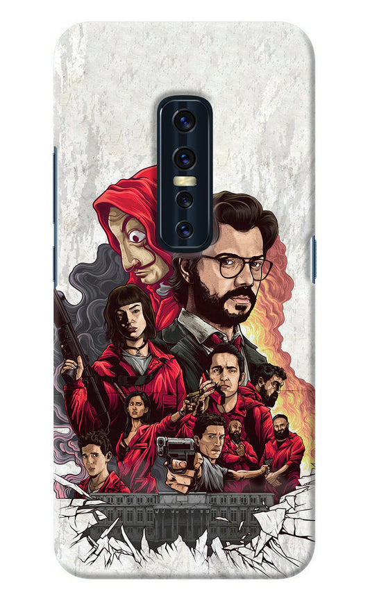 Money Heist Artwork Vivo V17 Pro Back Cover