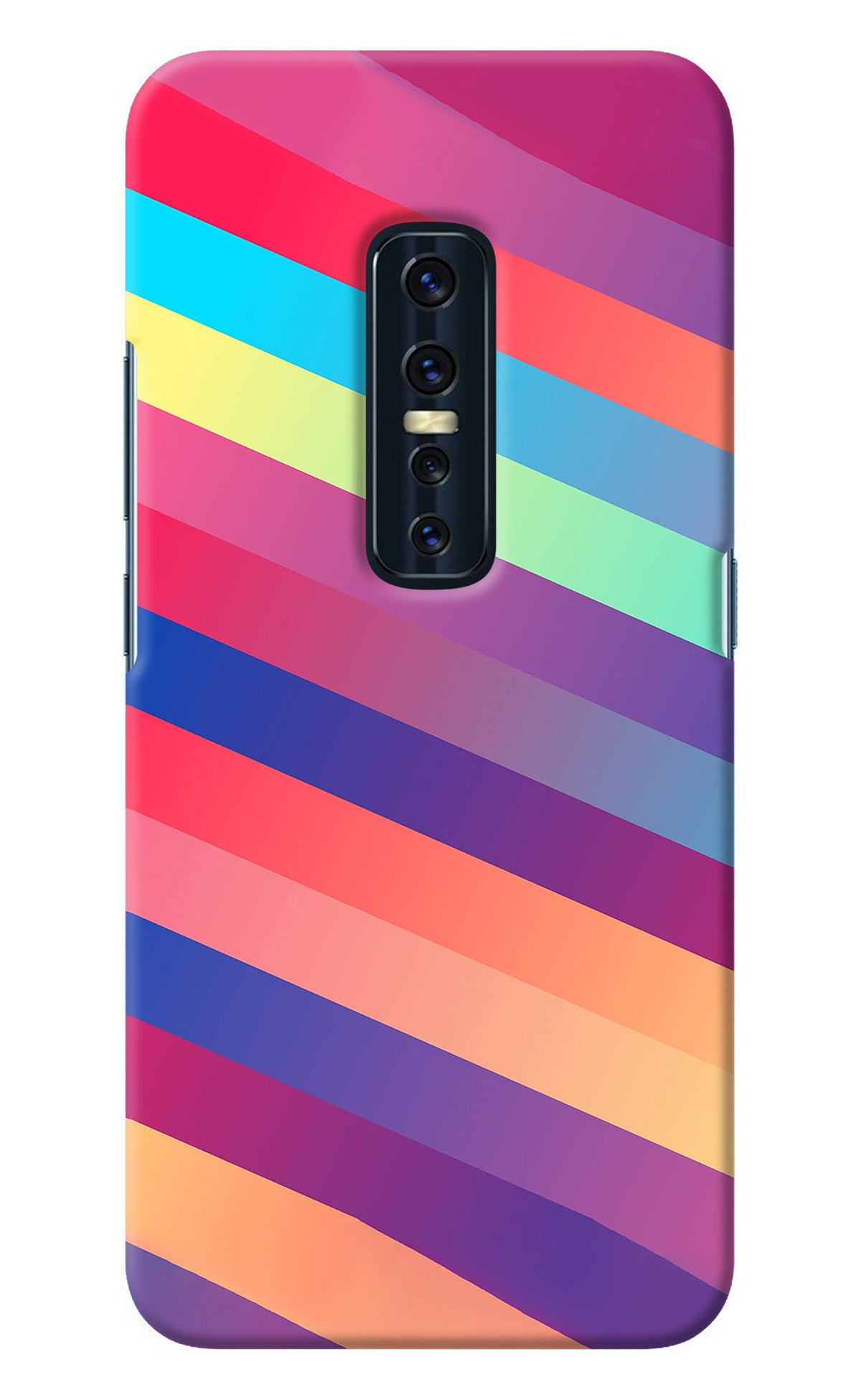 Stripes color Vivo V17 Pro Back Cover