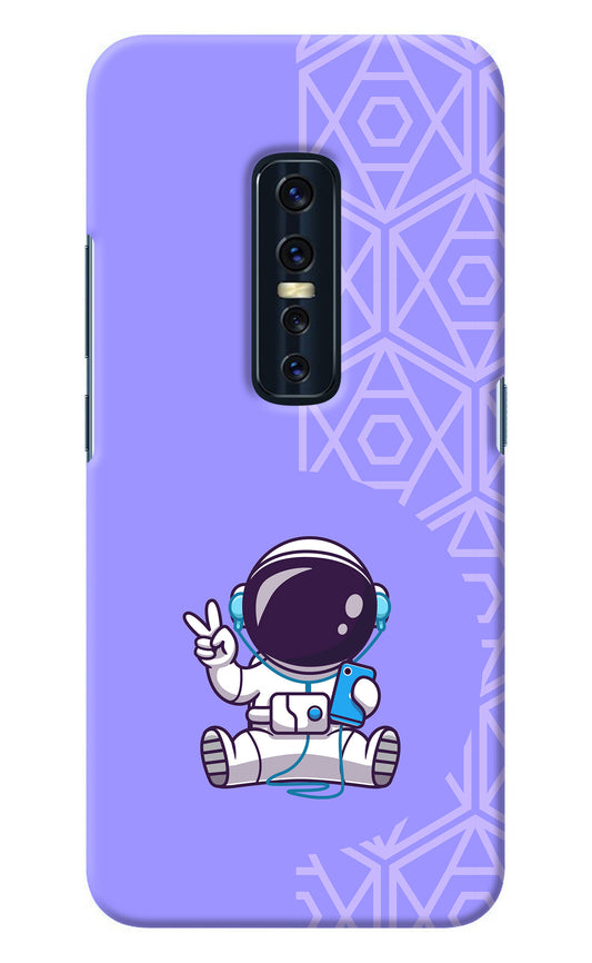 Cute Astronaut Chilling Vivo V17 Pro Back Cover