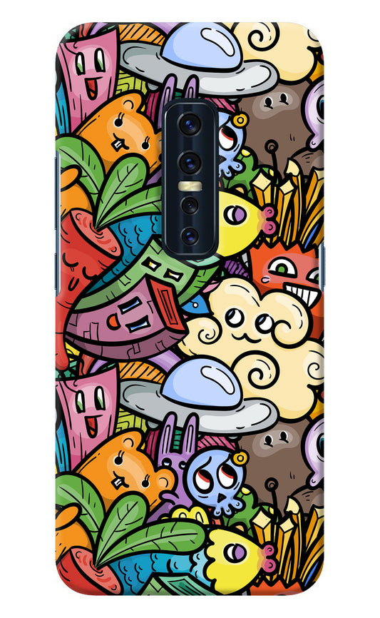 Veggie Doodle Vivo V17 Pro Back Cover