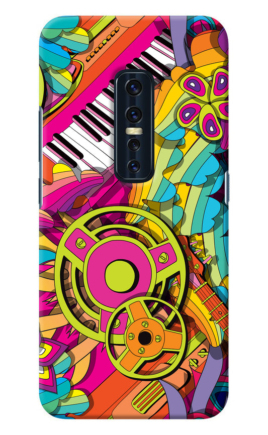 Music Doodle Vivo V17 Pro Back Cover