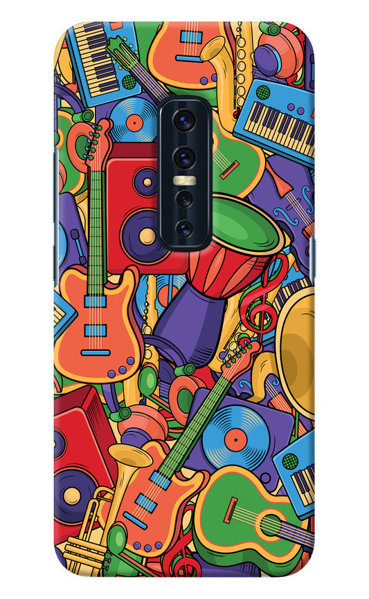 Music Instrument Doodle Vivo V17 Pro Back Cover