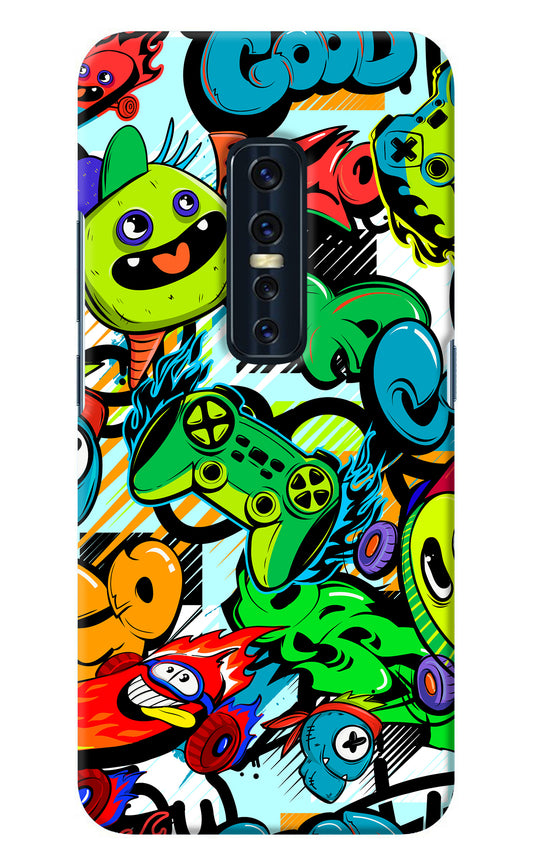 Game Doodle Vivo V17 Pro Back Cover