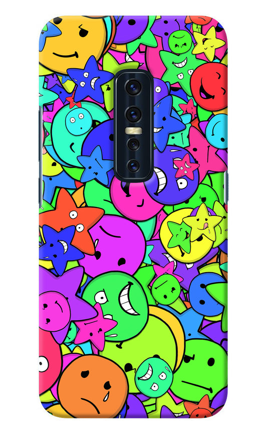 Fun Doodle Vivo V17 Pro Back Cover