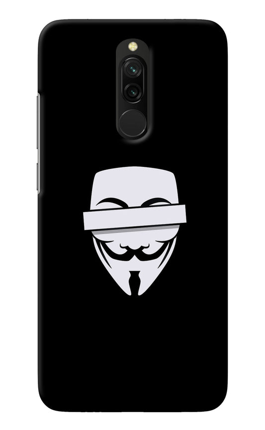 Anonymous Face Redmi 8 Back Cover