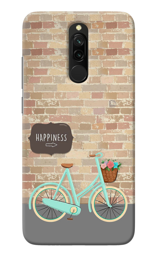 Happiness Artwork Redmi 8 Back Cover