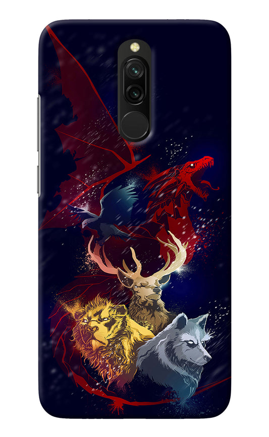Game Of Thrones Redmi 8 Back Cover