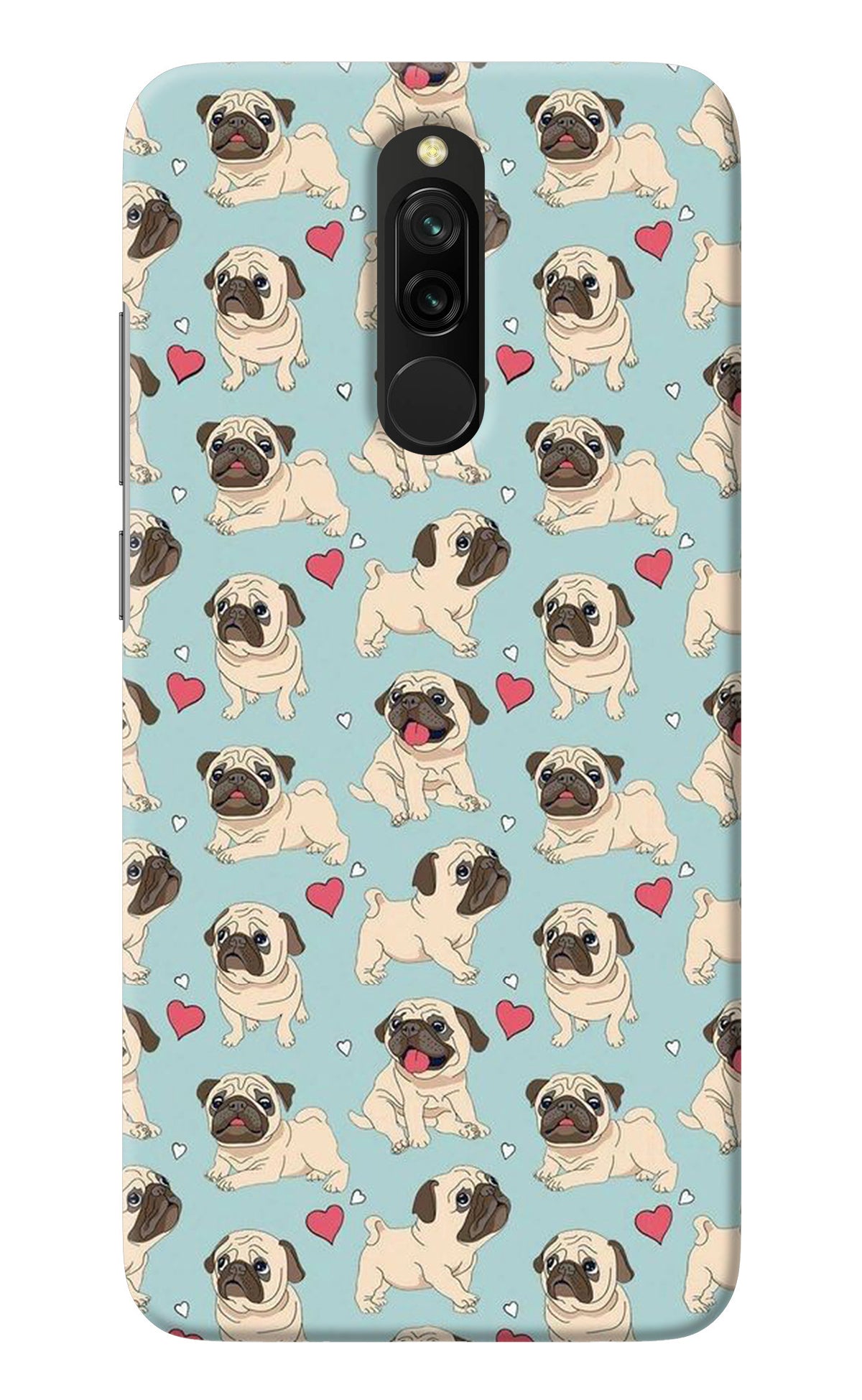 Pug Dog Redmi 8 Back Cover