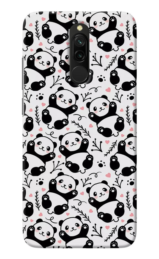 Cute Panda Redmi 8 Back Cover