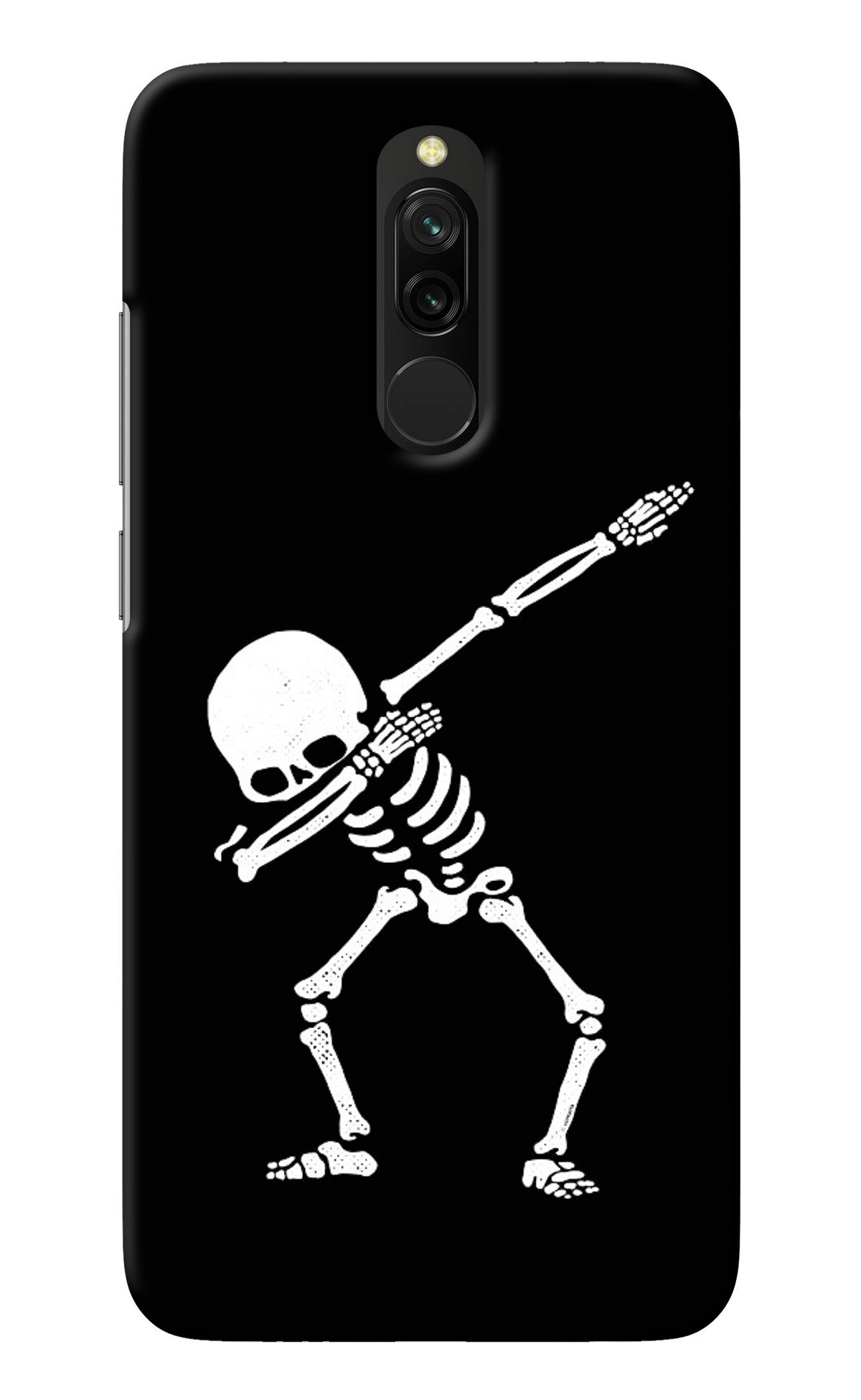 Dabbing Skeleton Art Redmi 8 Back Cover