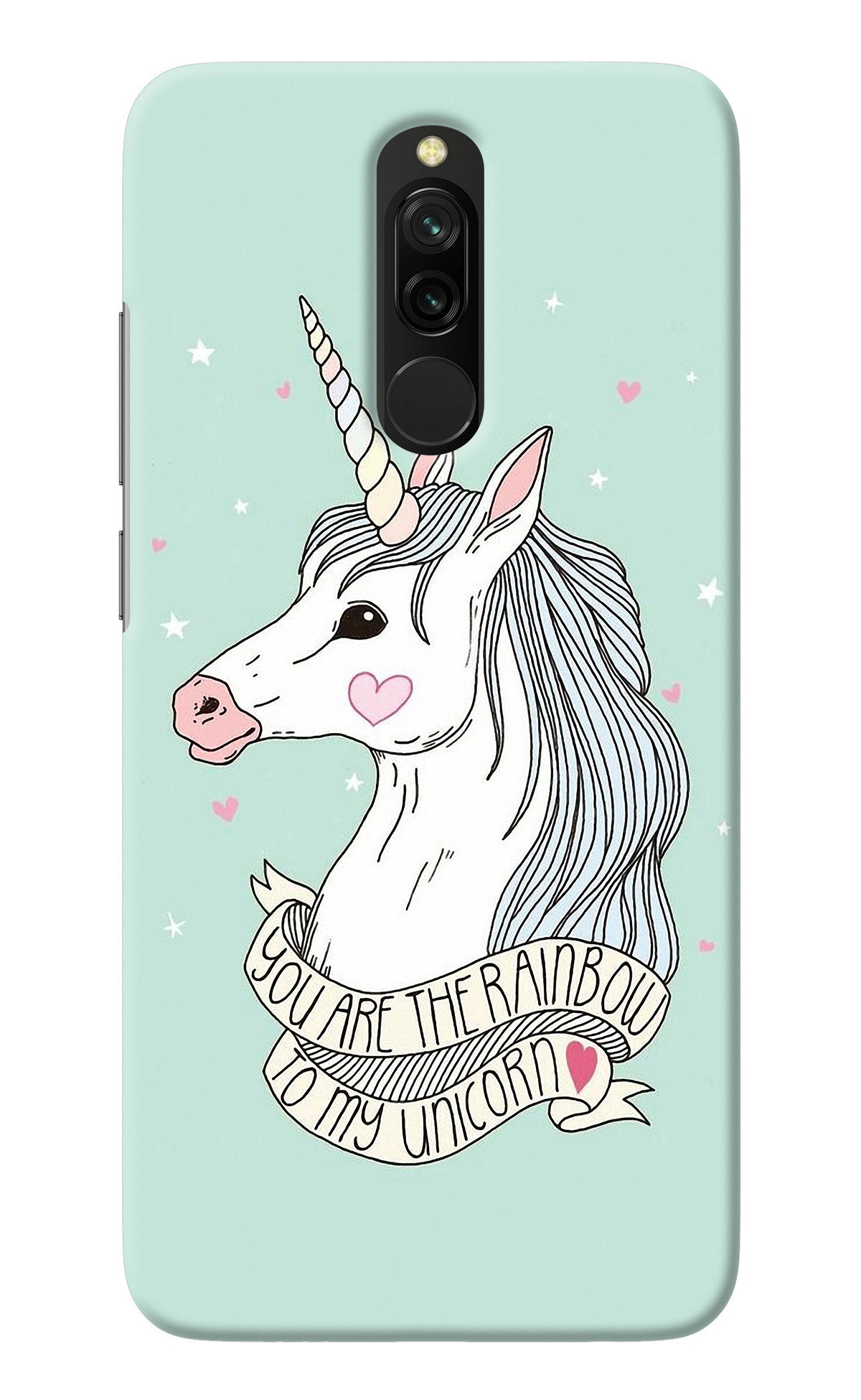 Unicorn Wallpaper Redmi 8 Back Cover