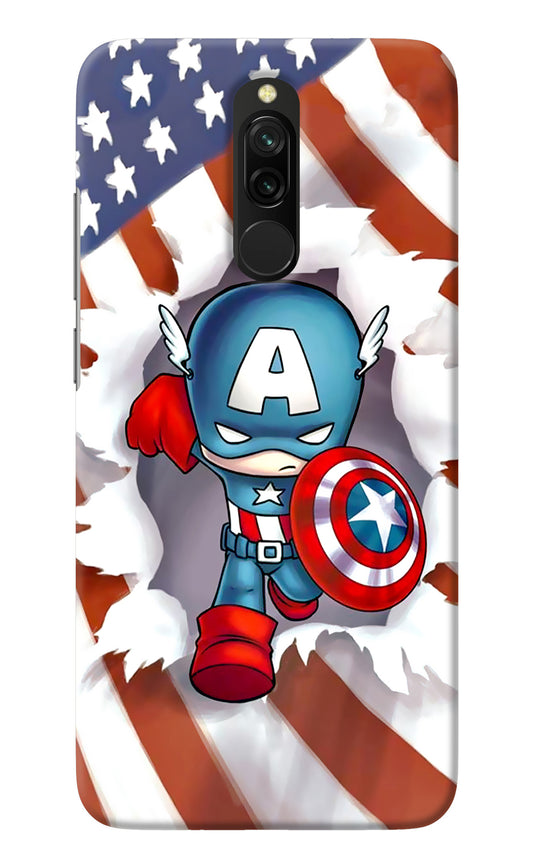 Captain America Redmi 8 Back Cover