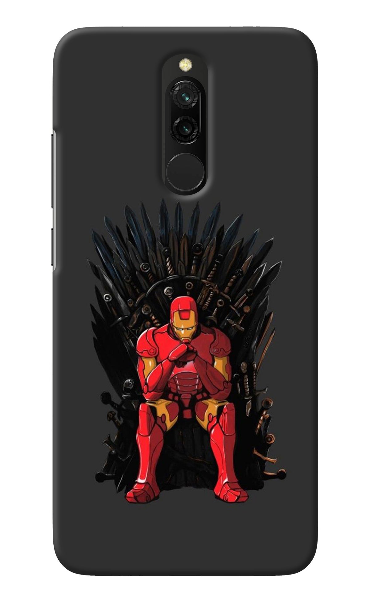 Ironman Throne Redmi 8 Back Cover