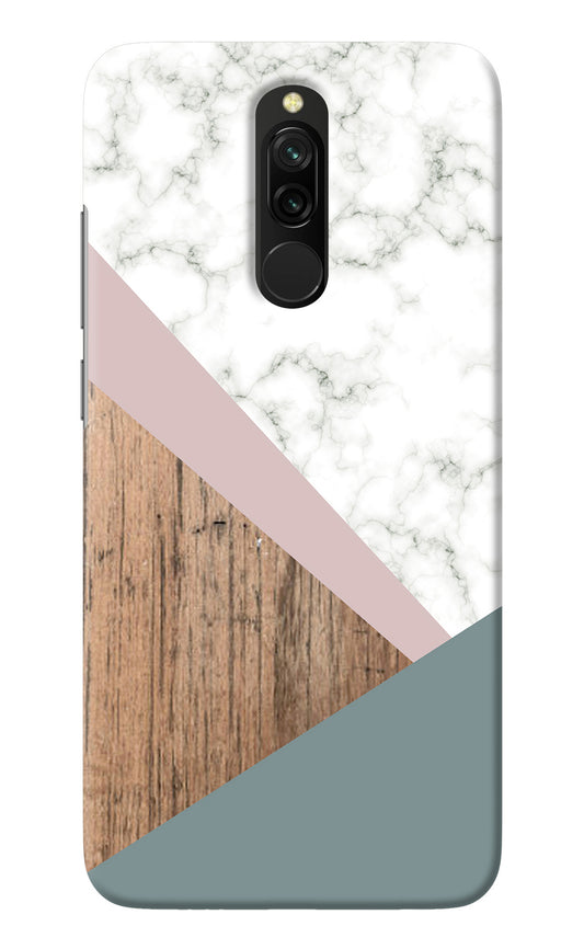 Marble wood Abstract Redmi 8 Back Cover