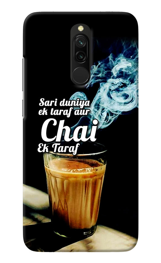 Chai Ek Taraf Quote Redmi 8 Back Cover